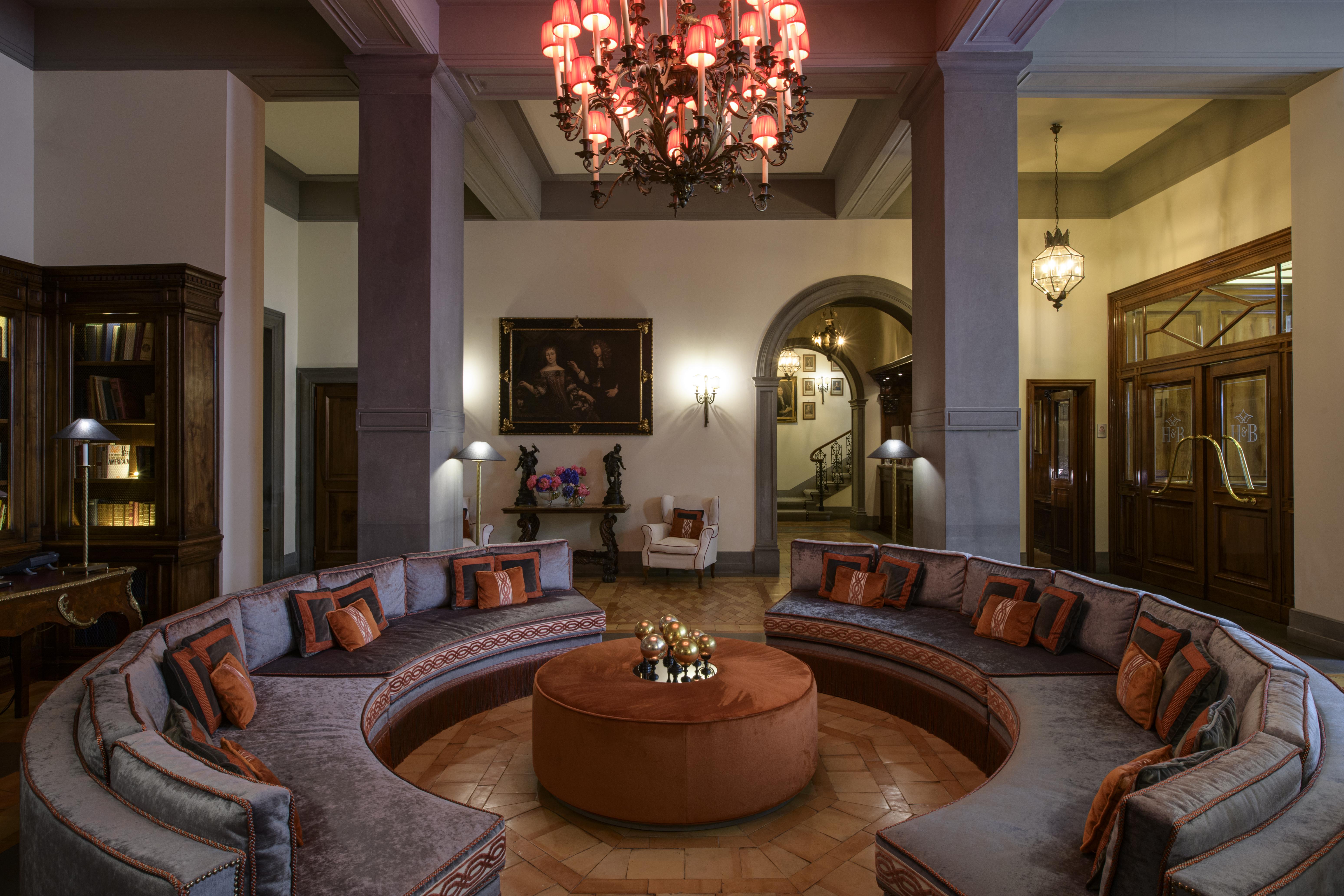 Helvetia&Bristol Firenze - Starhotels Collezione Εξωτερικό φωτογραφία The lobby of the hotel