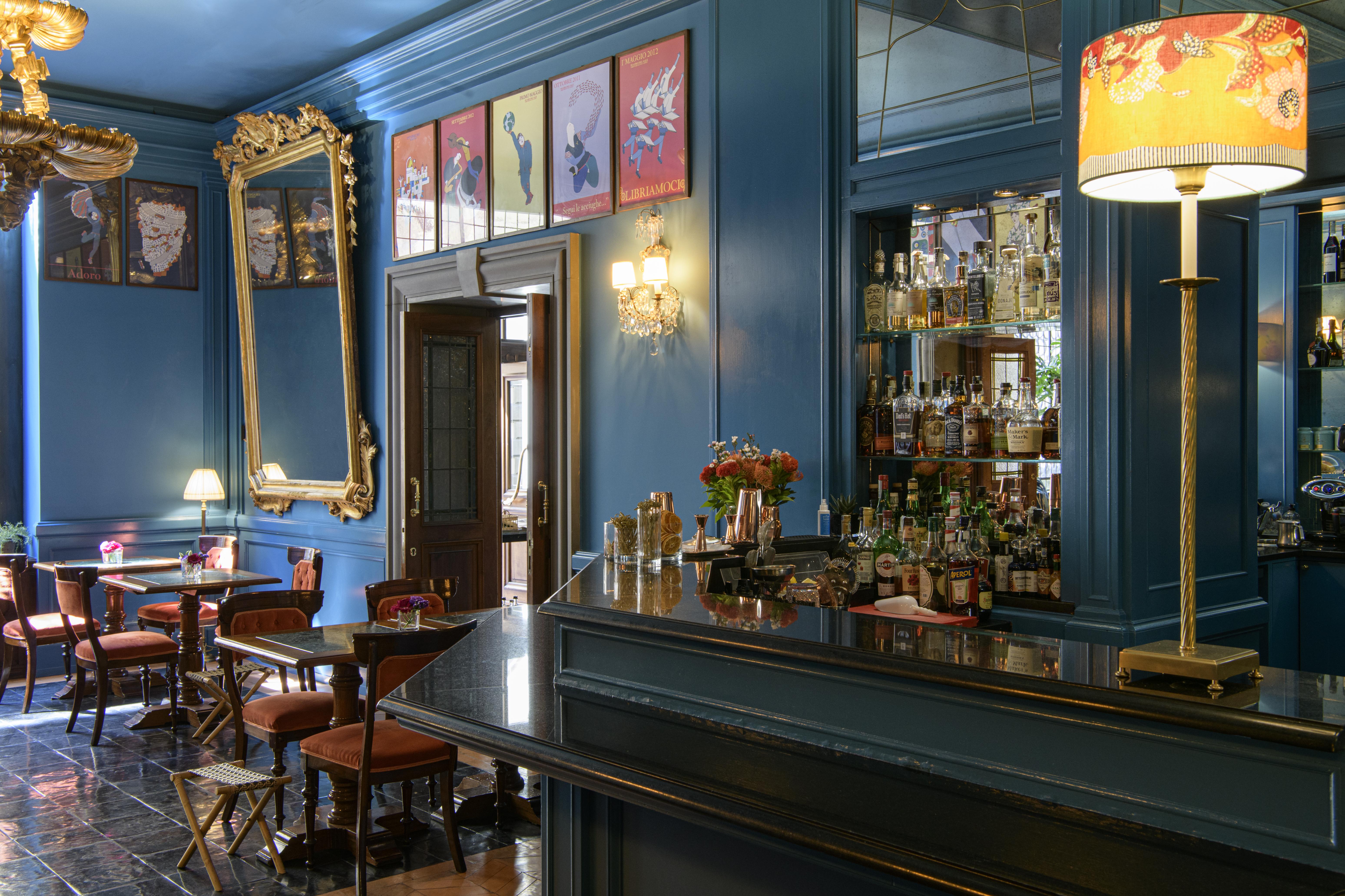 Helvetia&Bristol Firenze - Starhotels Collezione Εξωτερικό φωτογραφία The Blue Bar