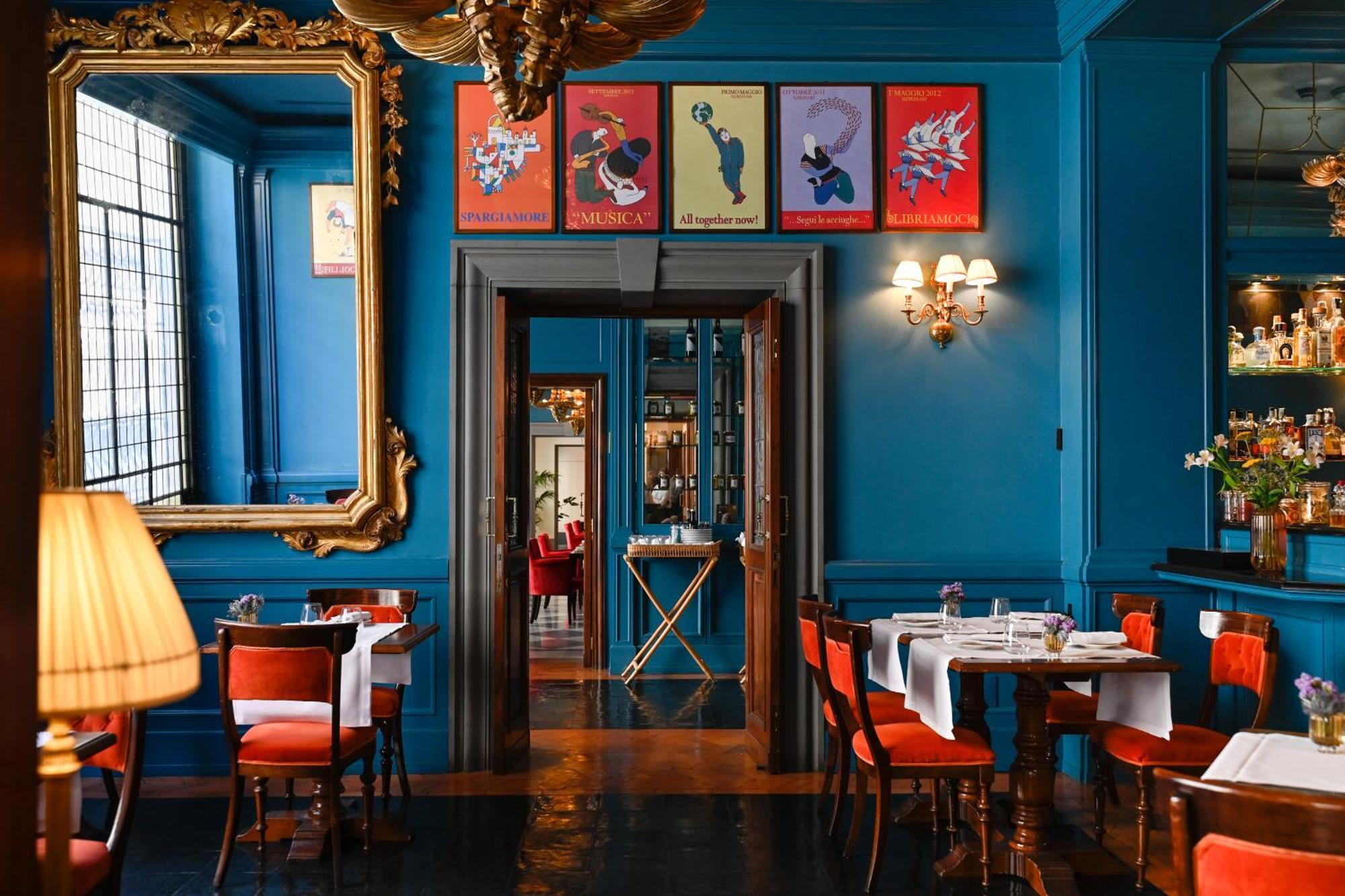 Helvetia&Bristol Firenze - Starhotels Collezione Εξωτερικό φωτογραφία The Blue Room