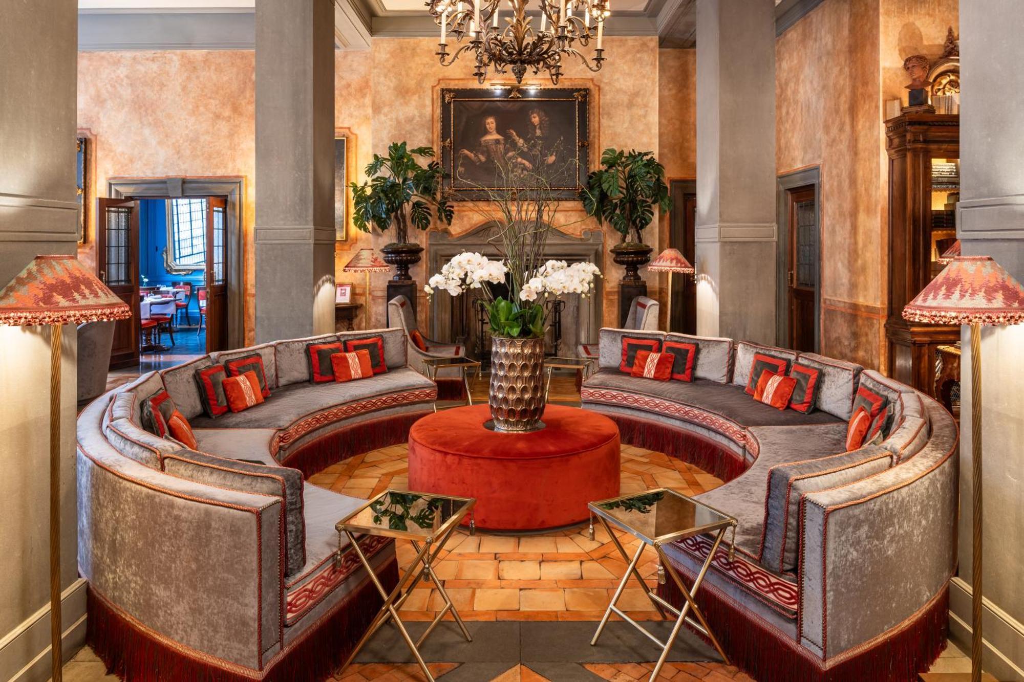 Helvetia&Bristol Firenze - Starhotels Collezione Εξωτερικό φωτογραφία The lobby of the hotel