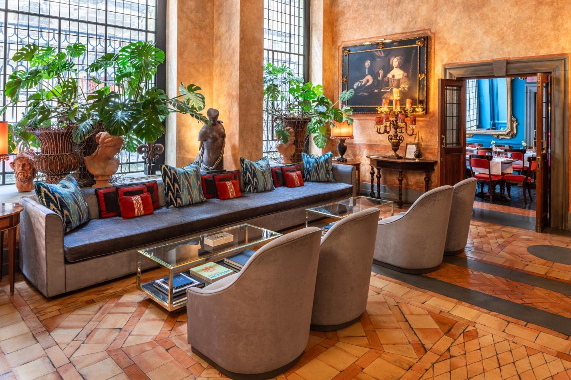 Helvetia&Bristol Firenze - Starhotels Collezione Εξωτερικό φωτογραφία The hotel's lobby